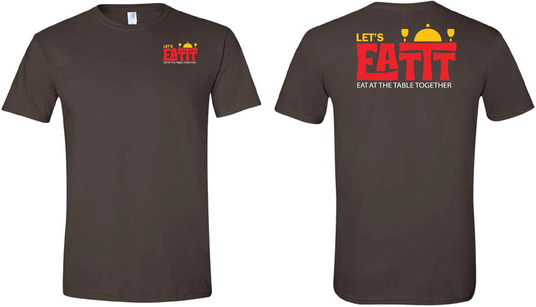 Let's EATTT Dark Chocolate Tee